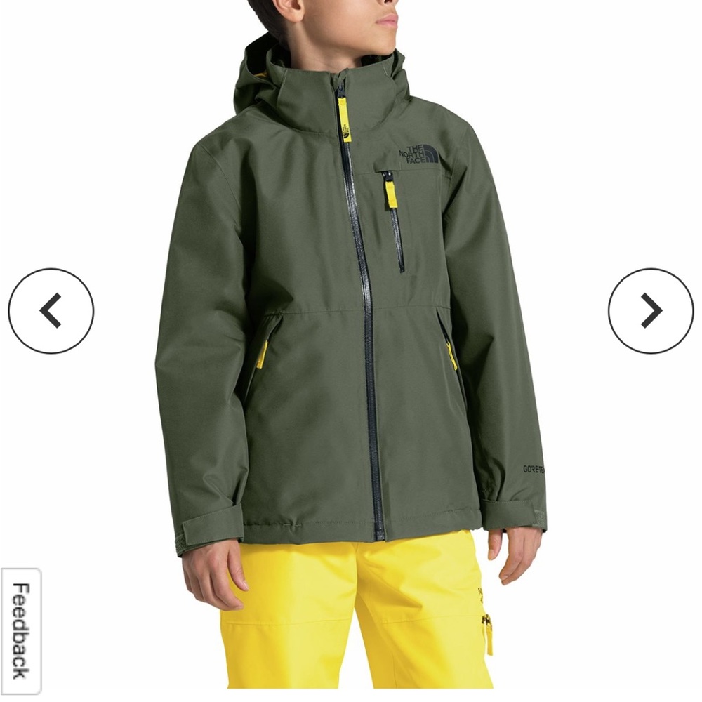 Boys The North Face Fresh Tracks Triclimate Jacket - Small 7/8 ⛷️❄️⛄️